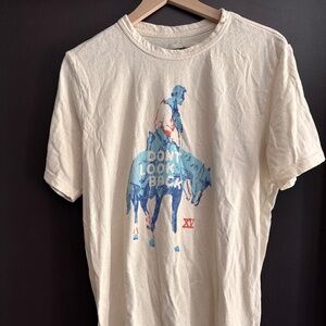 Imogene + Willie 100% cotton Don’t Look Back Tee